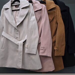 Casaco Lã Batida(cinto)